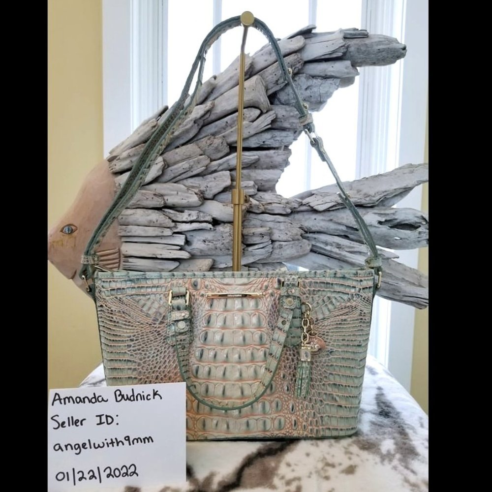 Brahmin Mini Asher Aquarelle New with Tag Handbag